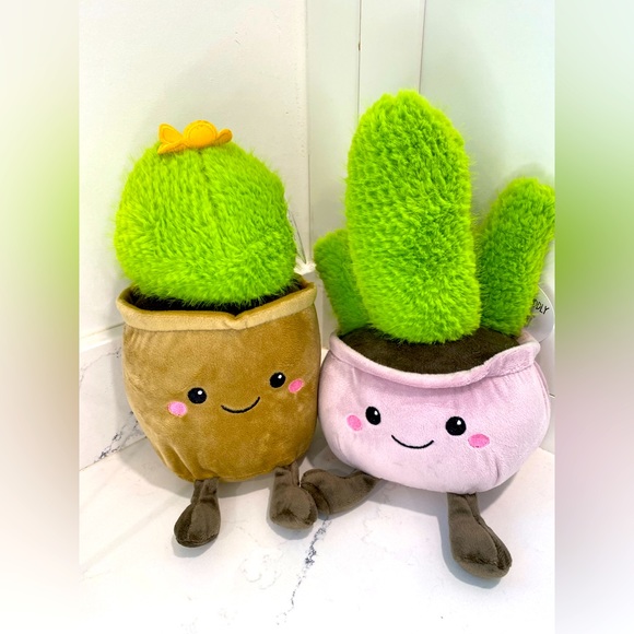 Other - Succulent Plushie NWT (1) on the RIGHT, Three armed Cactus